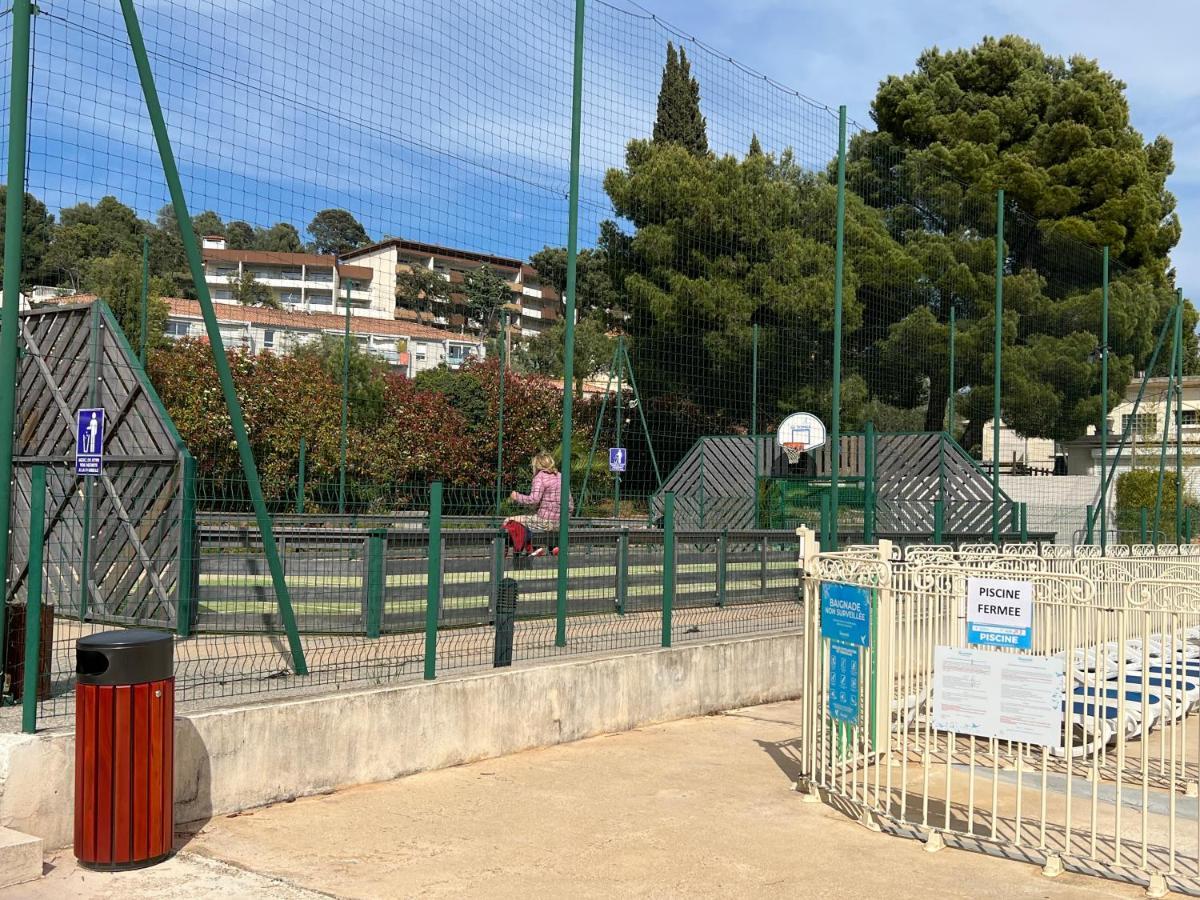 T2 climatisé à l'Ile d'Or avec piscine près de la plage La Londe-les-Maures Esterno foto